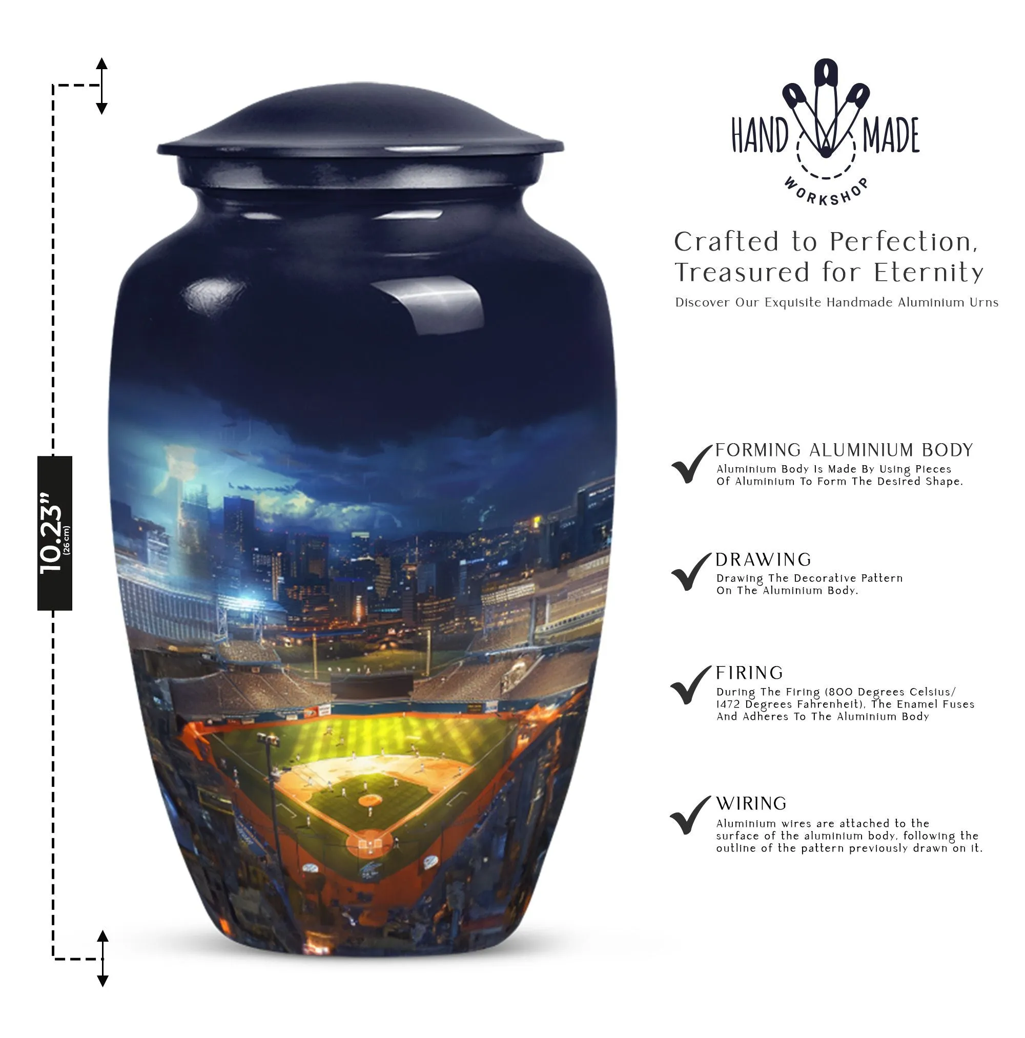 Premium Snake Urn & Cremation Medium Memorial Keepsake