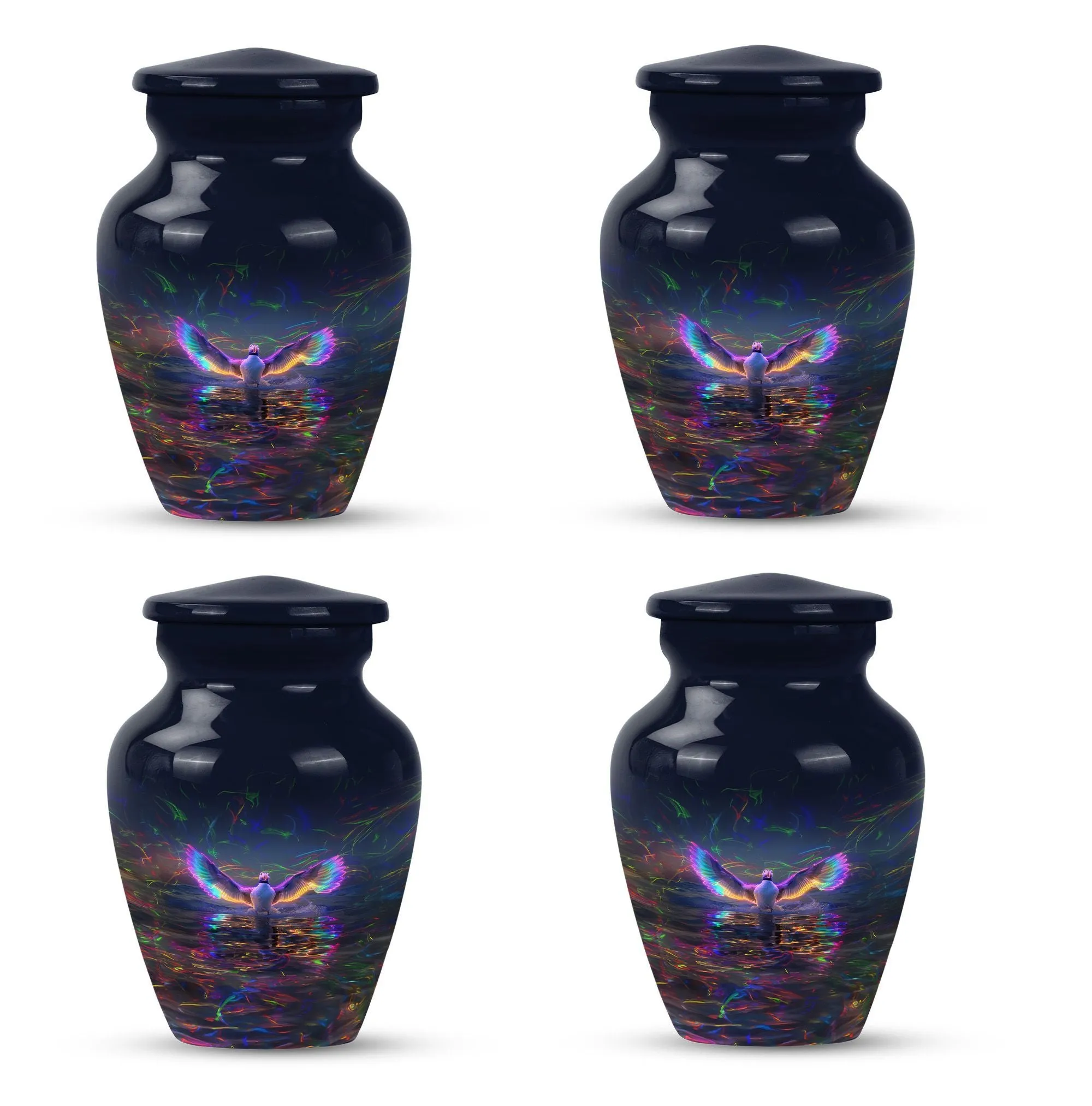 Puffin Bird Memorial Sanctuary - Urn for Lasting Ashes Tribute