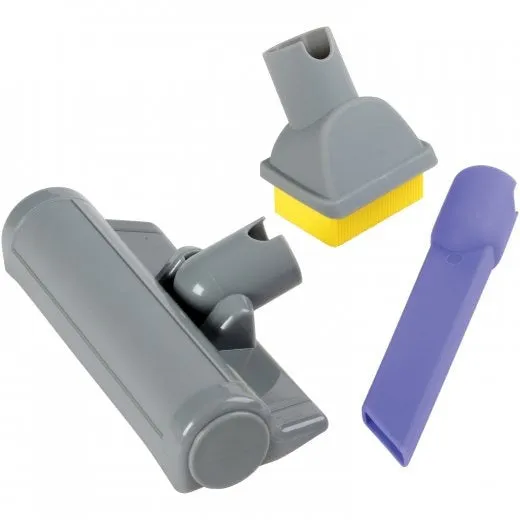 Realistic Handheld Toy Vacuum Cleaner with Attachments | 6-Piece Play Cleaning Set