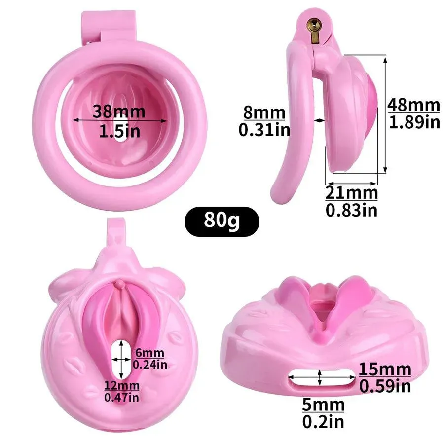 Resin Sissy Chastity Cage