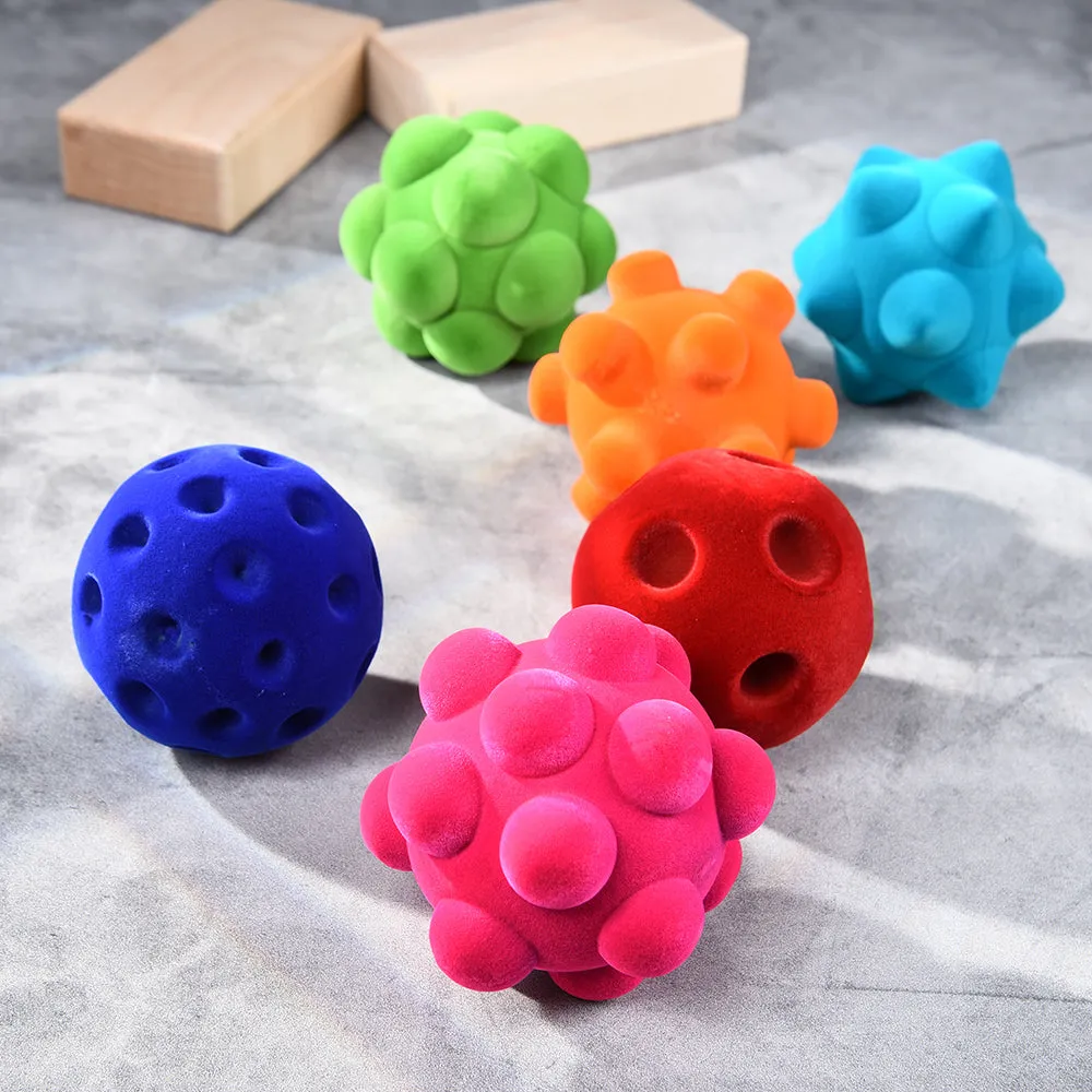 Rubbabu&reg; Sensory Ball Assortment, Tray, - 6 PC