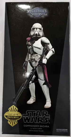 Sideshow Collectible 1/6 Star Wars Militaries of Star Wars 21st Nova Corps Commander Bacara Sixth Scale Figure *Open Box*