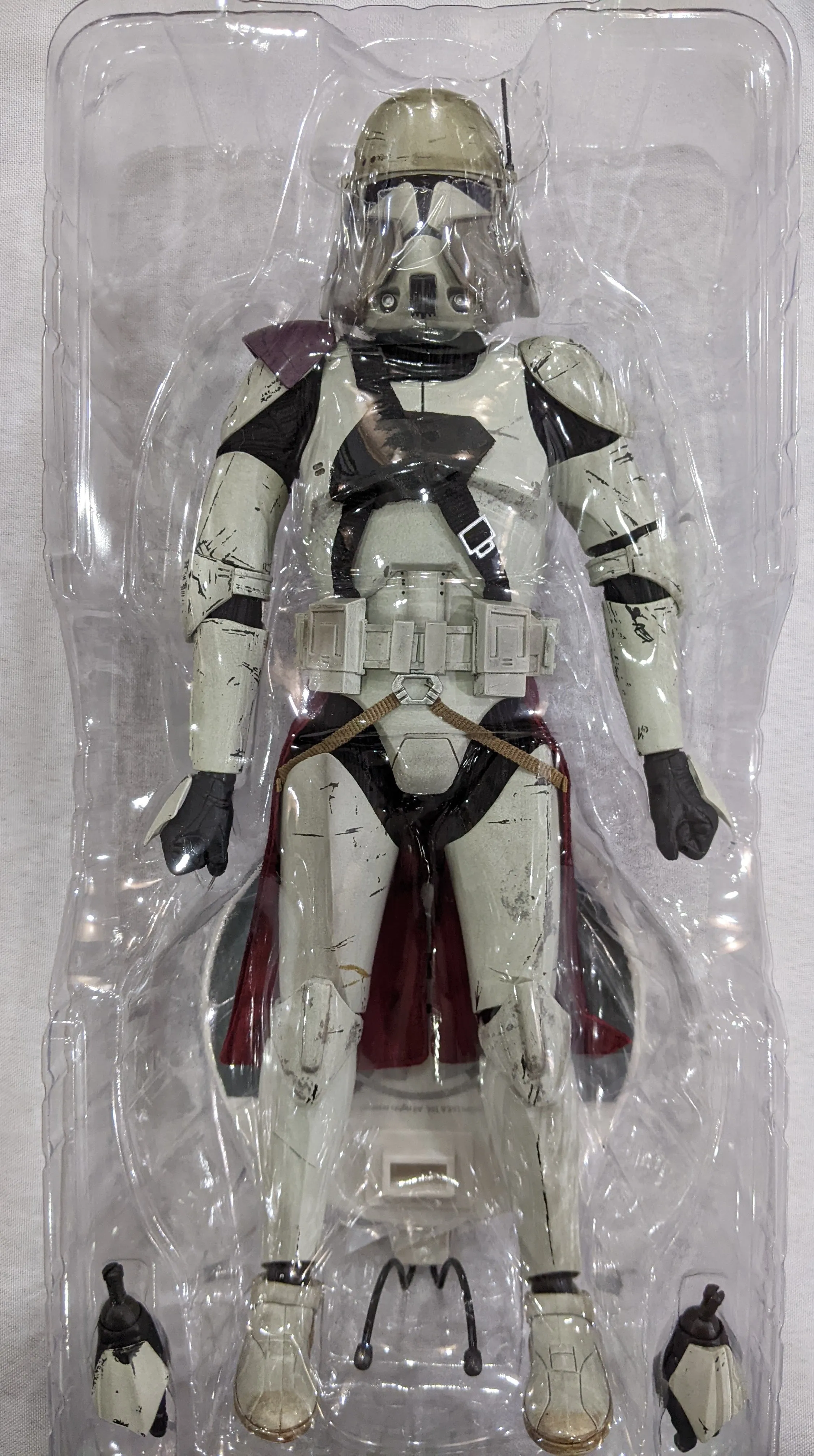 Sideshow Collectible 1/6 Star Wars Militaries of Star Wars 21st Nova Corps Commander Bacara Sixth Scale Figure *Open Box*
