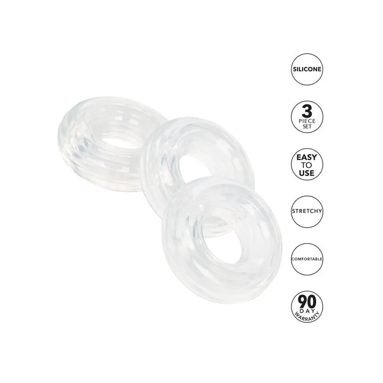 Silicone Stacker Rings - 3 Pack