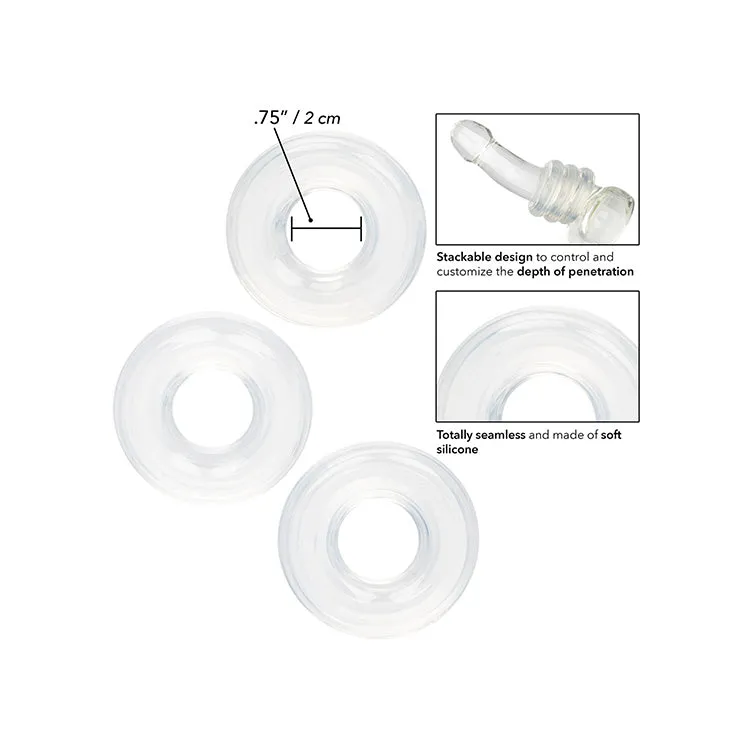 Silicone Stacker Rings - 3 Pack