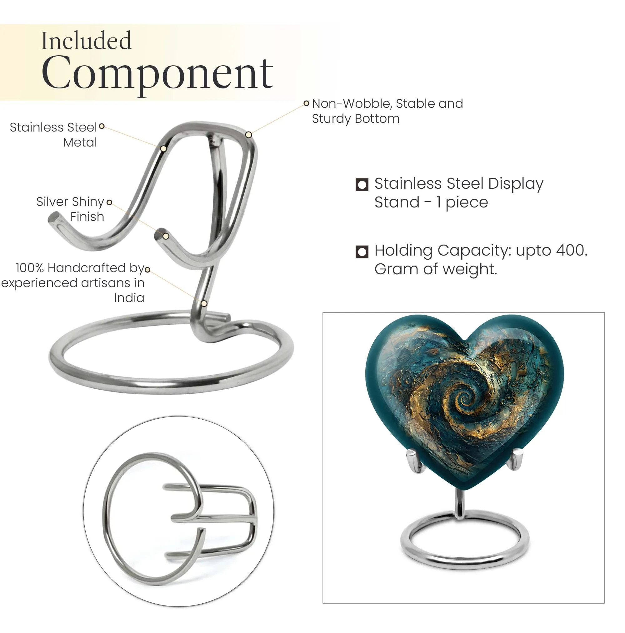 Spiral Urn for Women - Cremation Must-Have for Lasting Memory