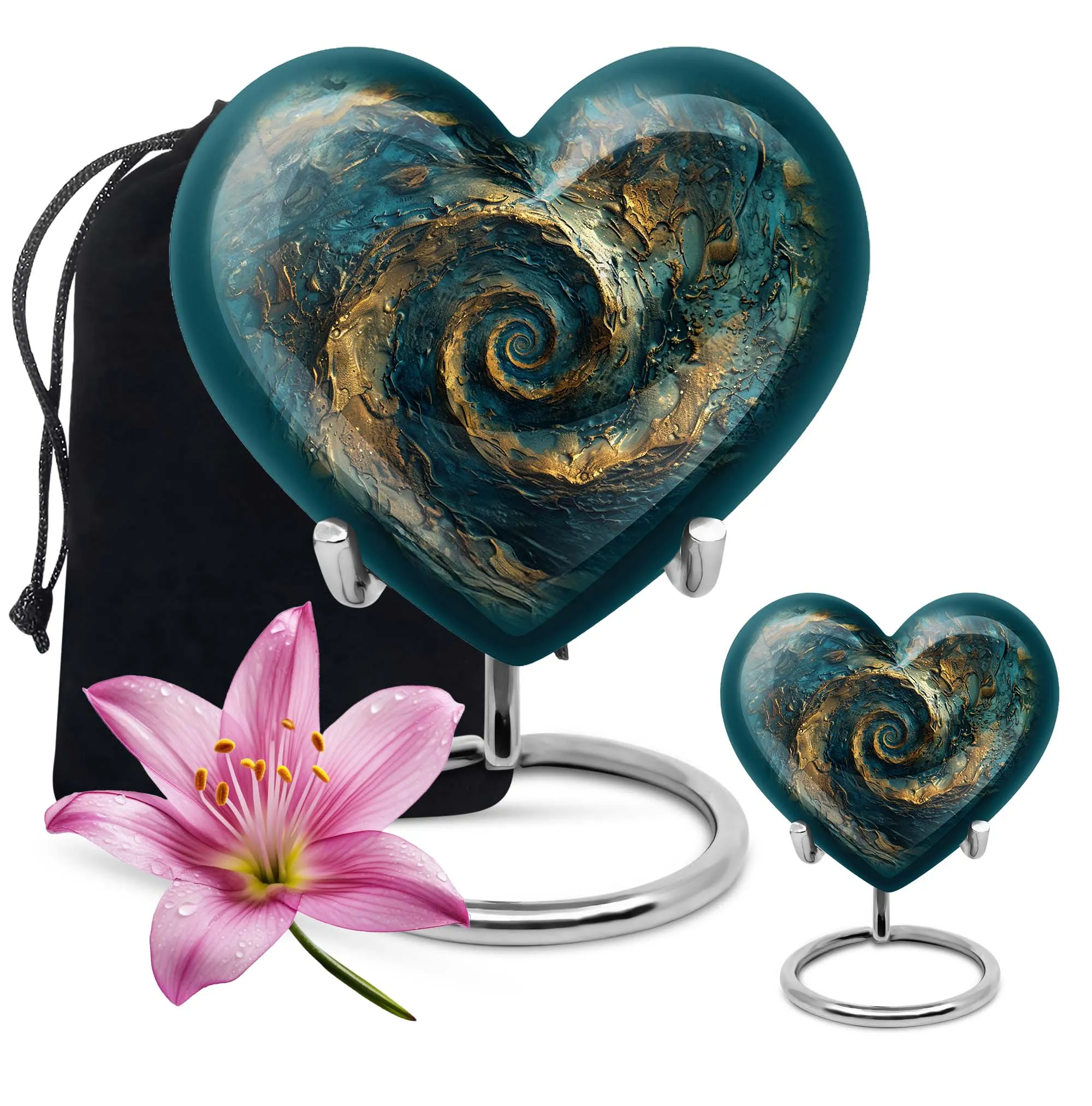 Spiral Urn for Women - Cremation Must-Have for Lasting Memory