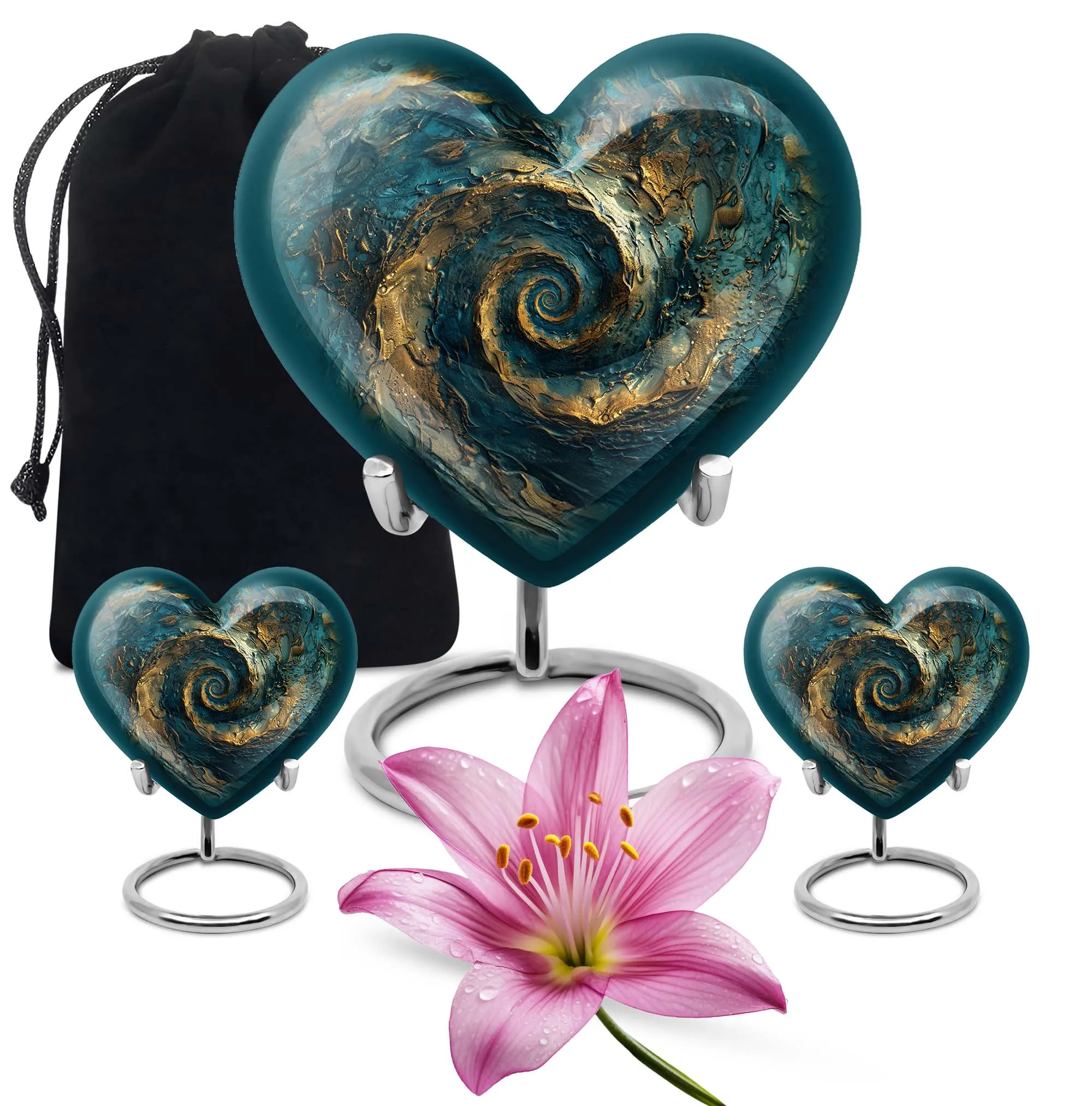 Spiral Urn for Women - Cremation Must-Have for Lasting Memory