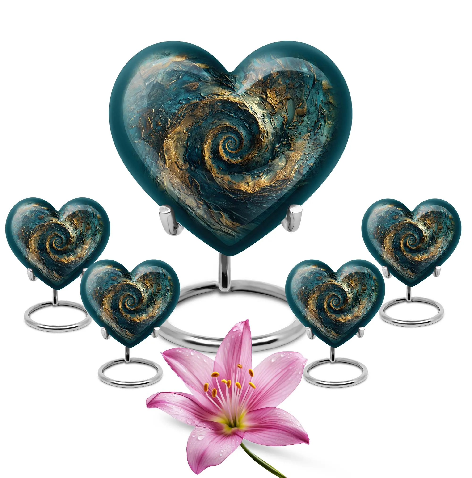 Spiral Urn for Women - Cremation Must-Have for Lasting Memory