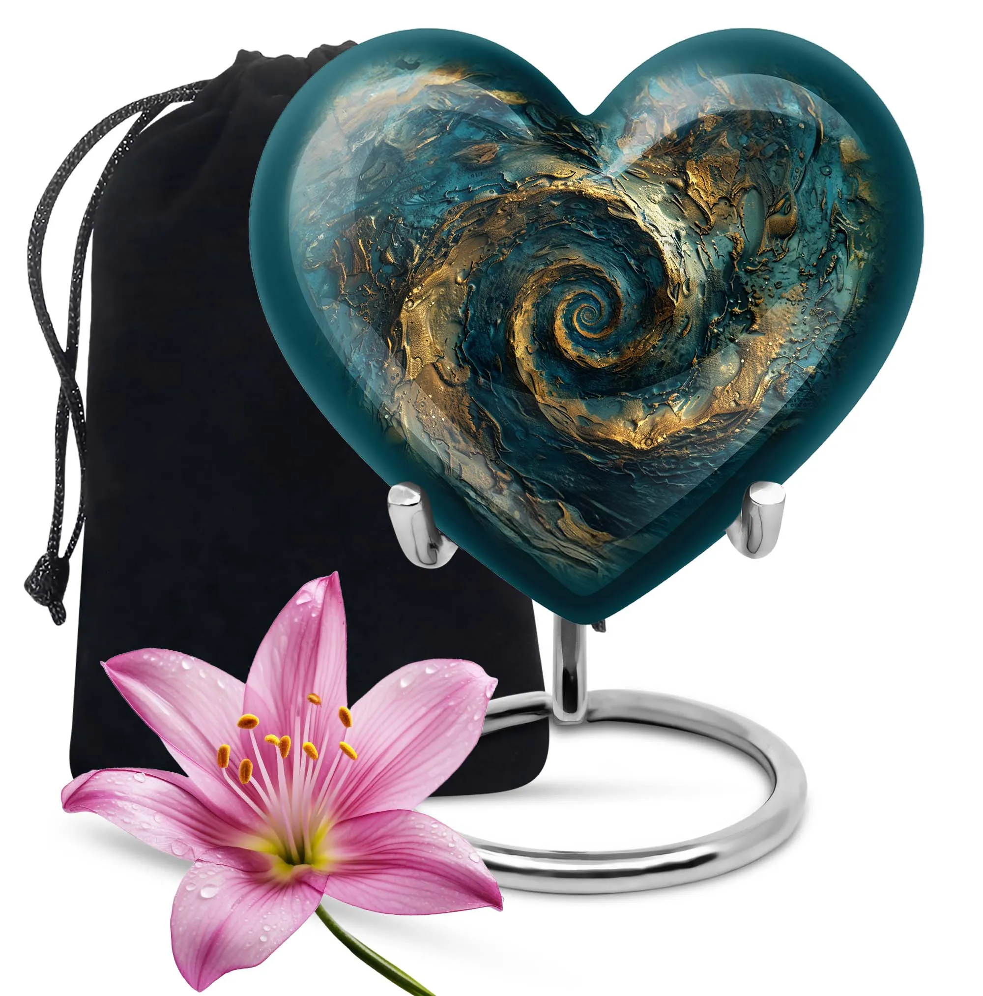 Spiral Urn for Women - Cremation Must-Have for Lasting Memory