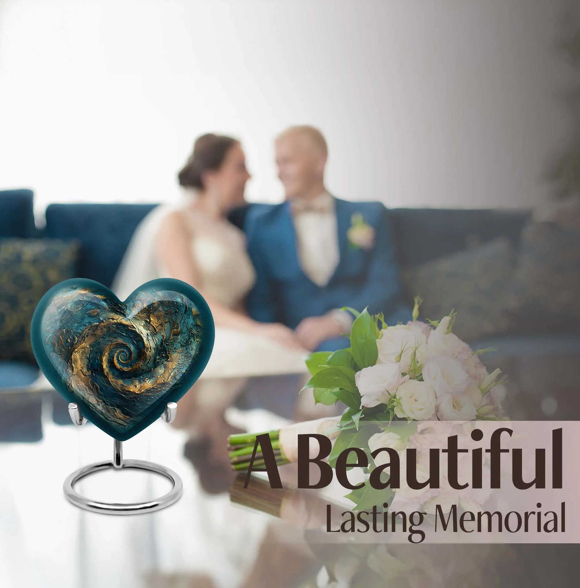 Spiral Urn for Women - Cremation Must-Have for Lasting Memory