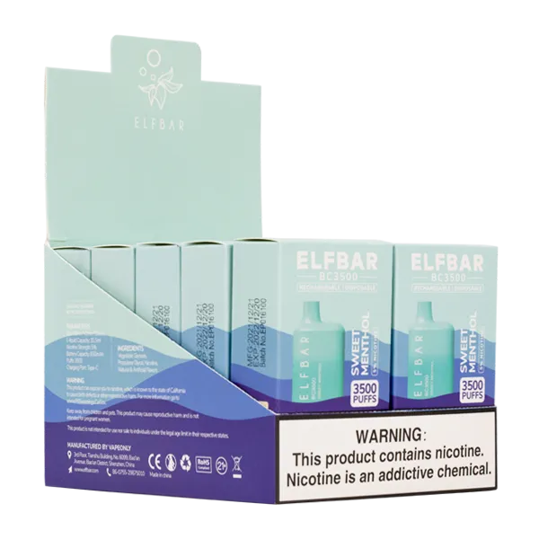 Sweet Menthol Elf Bar 3500