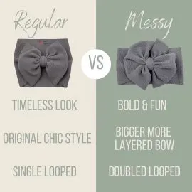 Taupe Satin Headwrap