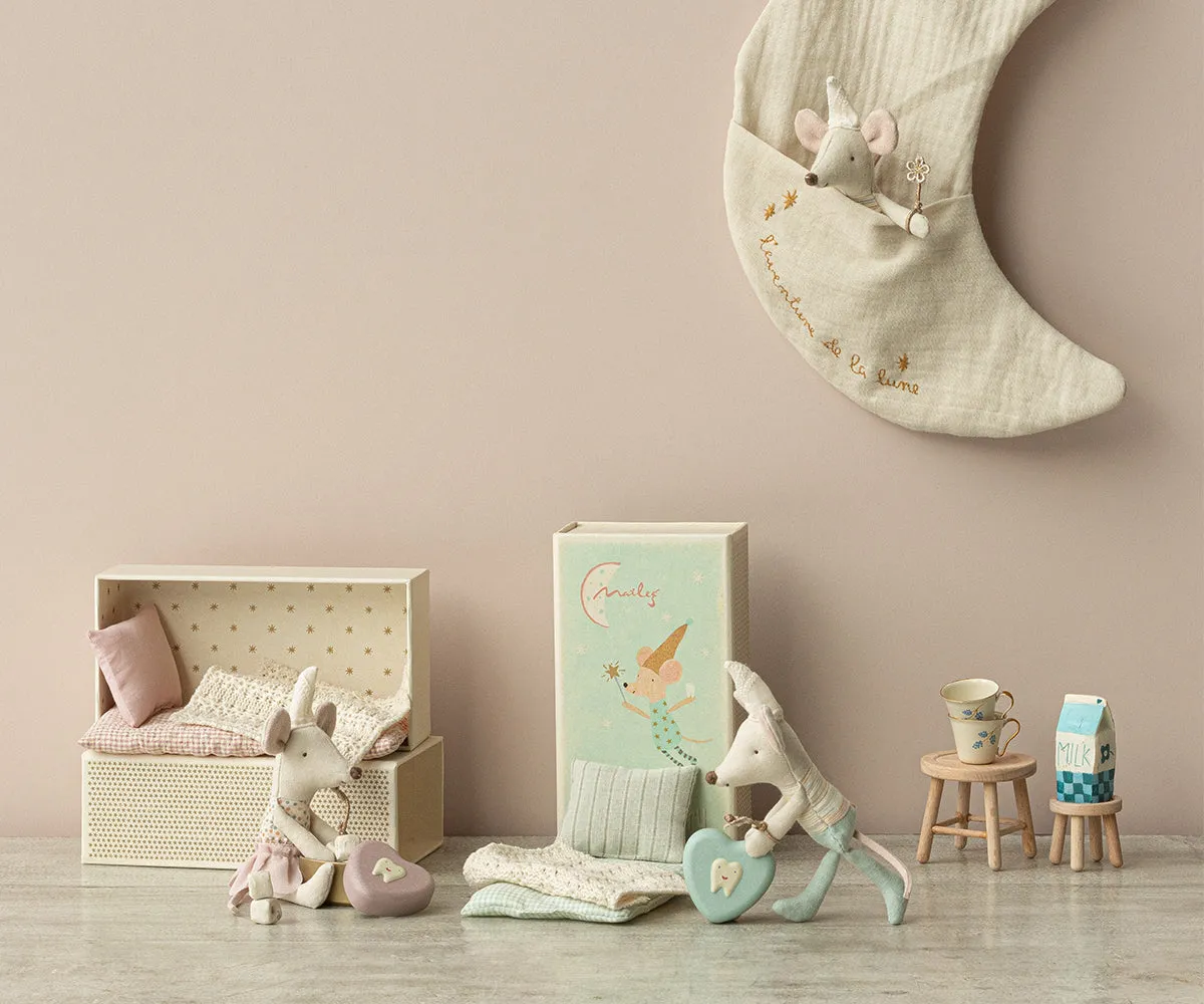 Tooth Fairy Mouse, Little Sister In Matchbox