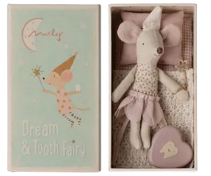 Tooth Fairy Mouse, Little Sister In Matchbox