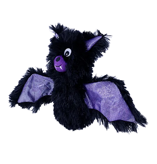 Trick or Treat Fuzzy Bat Halloween Dog Toy