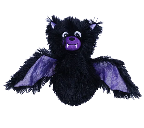 Trick or Treat Fuzzy Bat Halloween Dog Toy