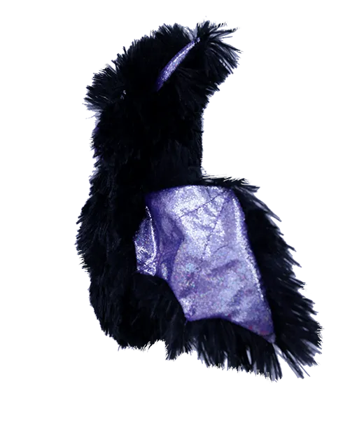 Trick or Treat Fuzzy Bat Halloween Dog Toy