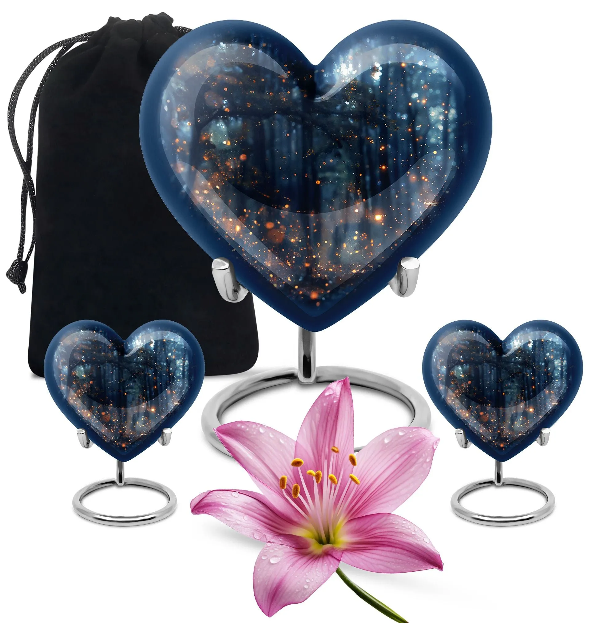 Twilight Forest Serenity - Aesthetic and Stately Memorial Urn
