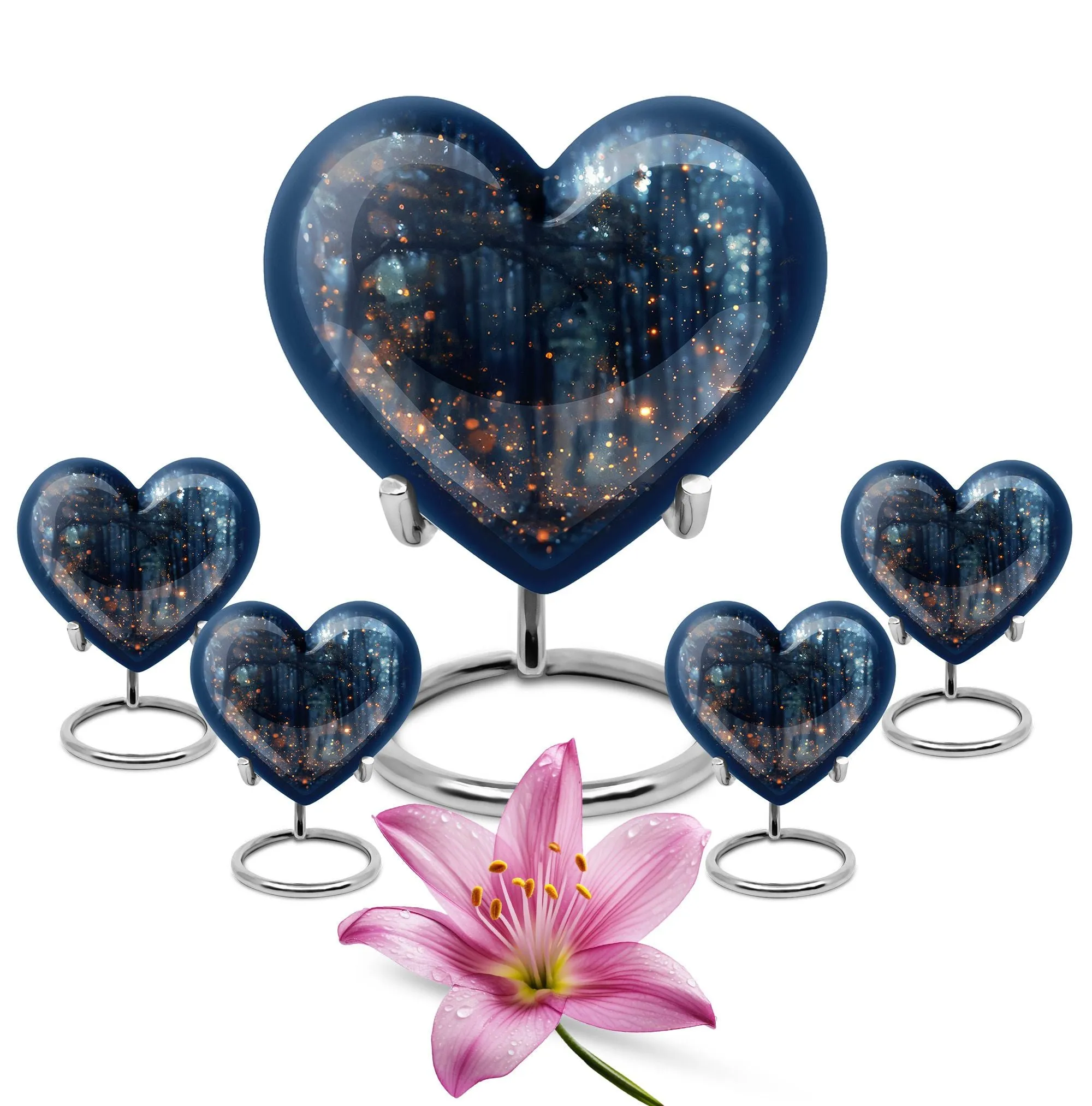 Twilight Forest Serenity - Aesthetic and Stately Memorial Urn