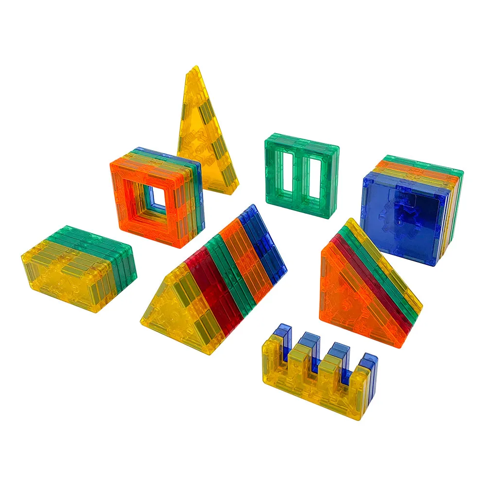 Tytan Magnetic Tiles Value Kit - 60 Piece Colorful Construction Set