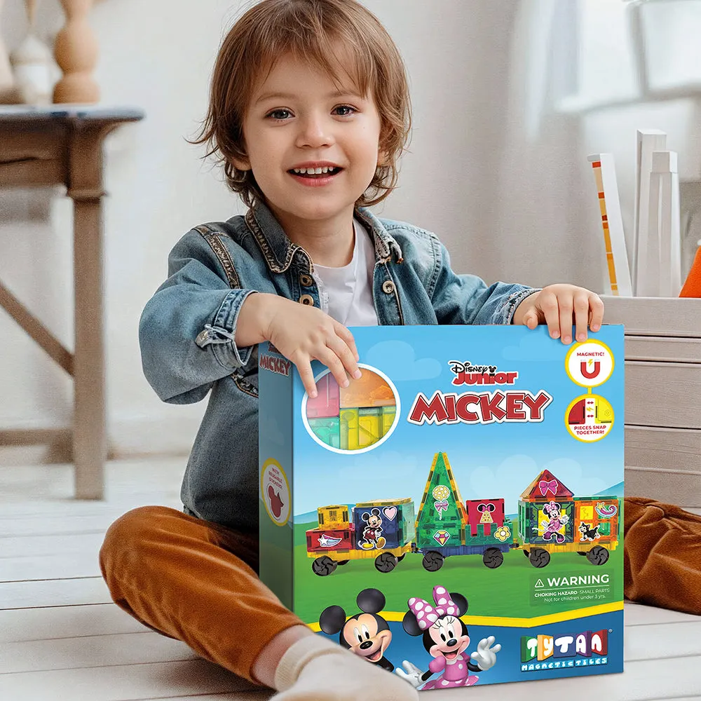 Tytan Toys Disney Jr Mickey Magnetic Tiles Train Set