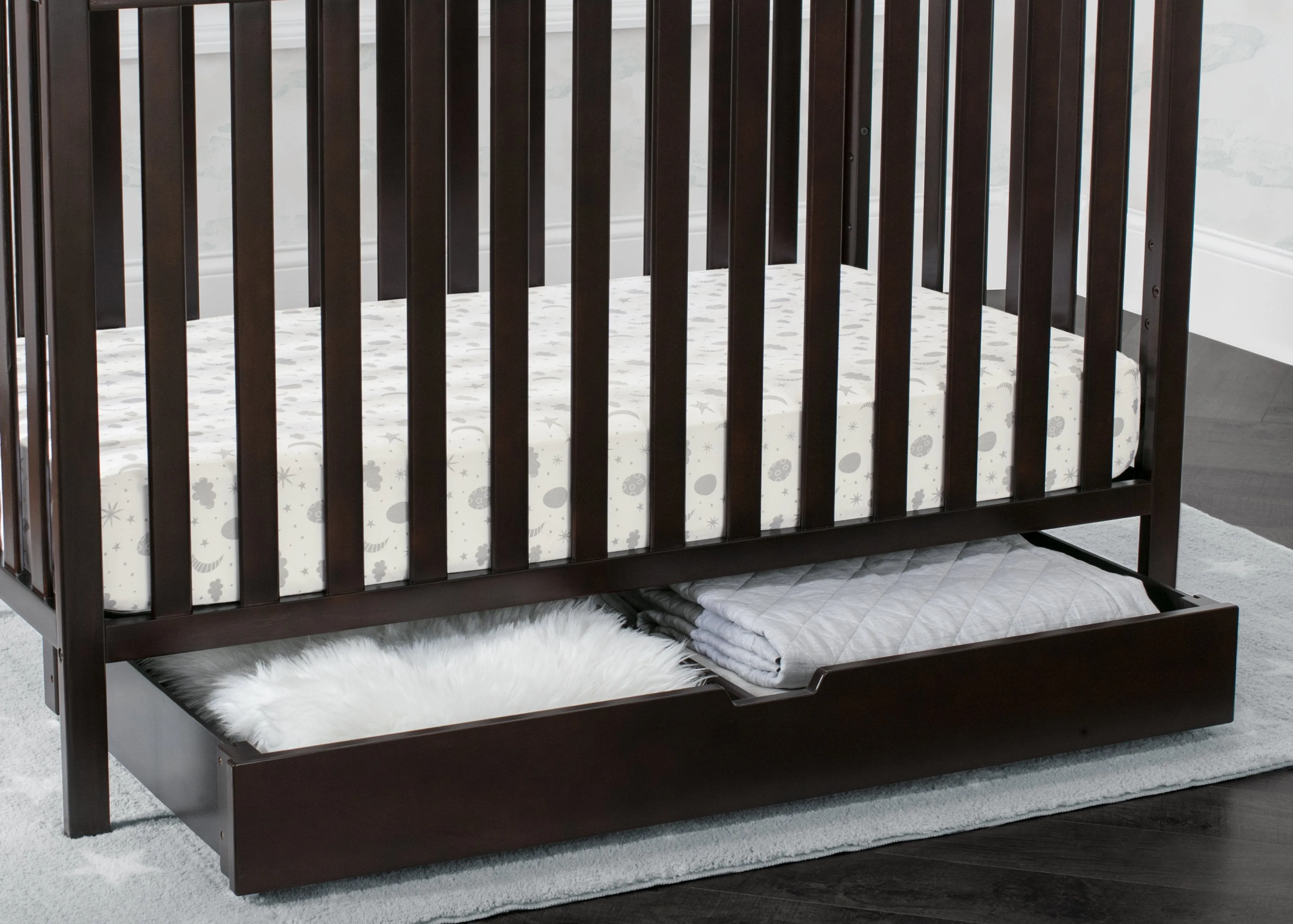 Under Crib Roll-Out Storage Trundle