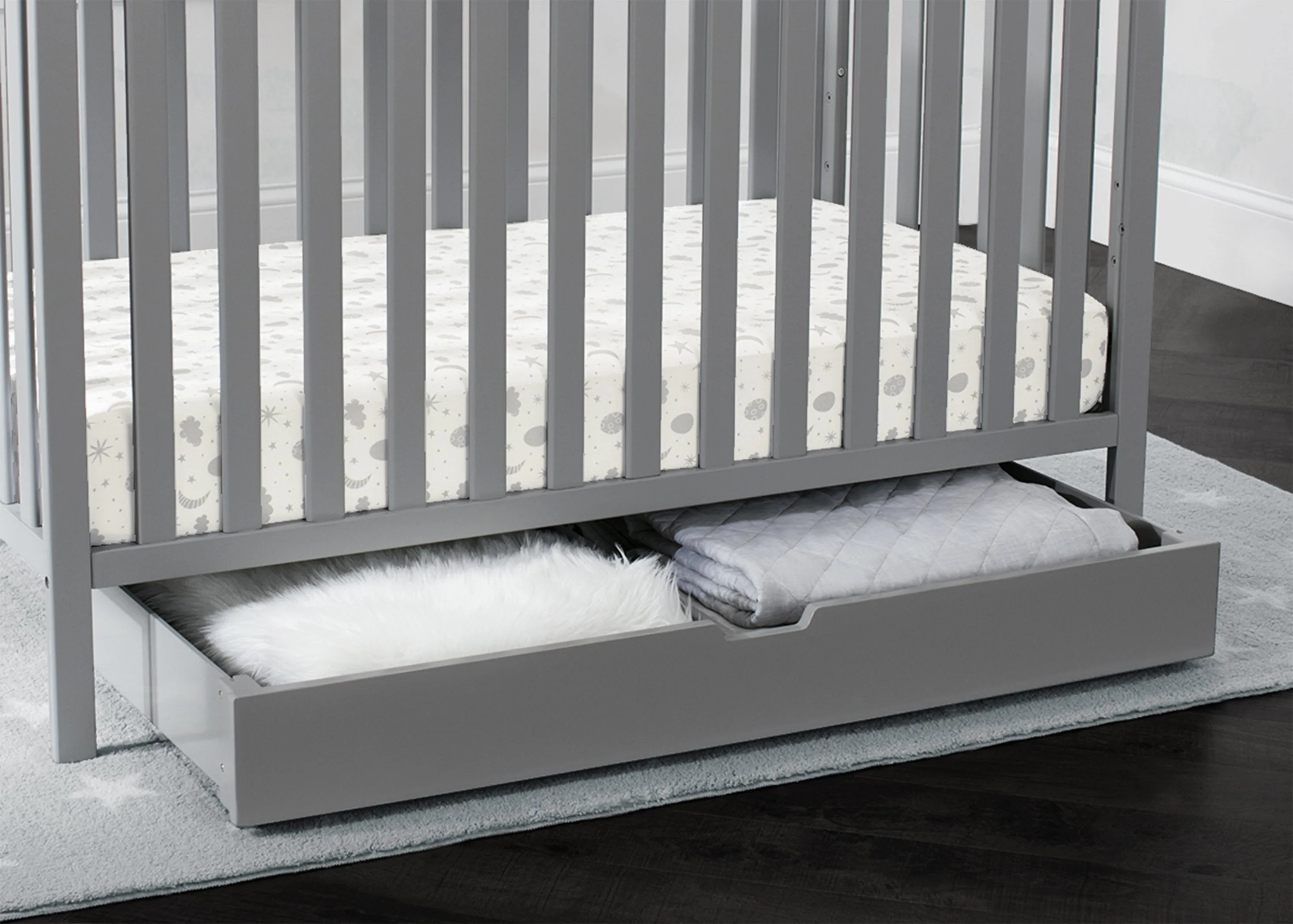 Under Crib Roll-Out Storage Trundle