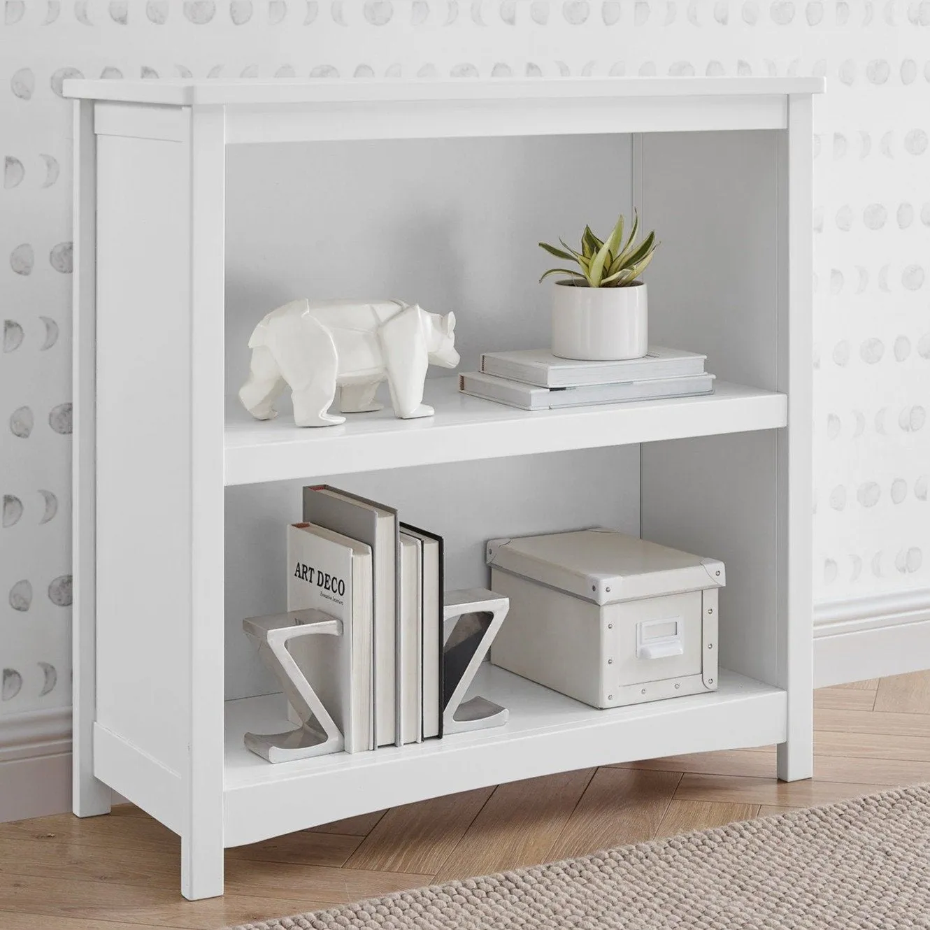Universal 2-Shelf Bookcase