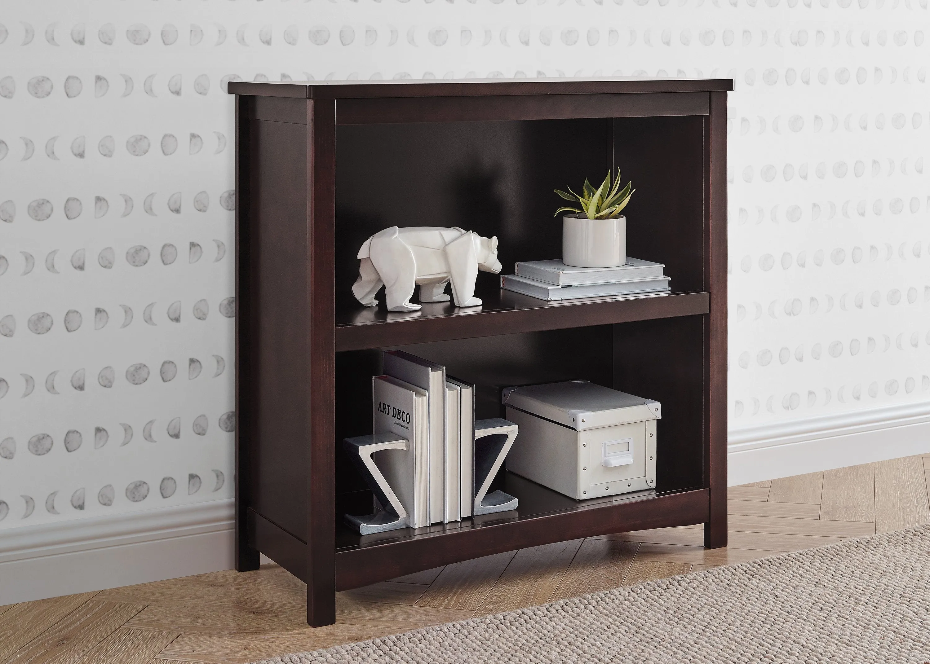 Universal 2-Shelf Bookcase