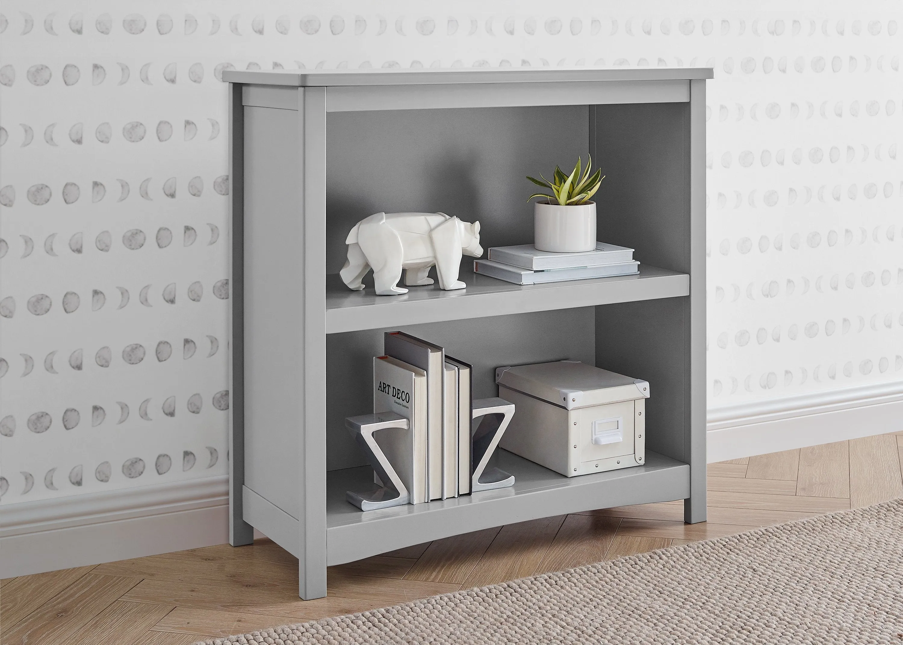 Universal 2-Shelf Bookcase
