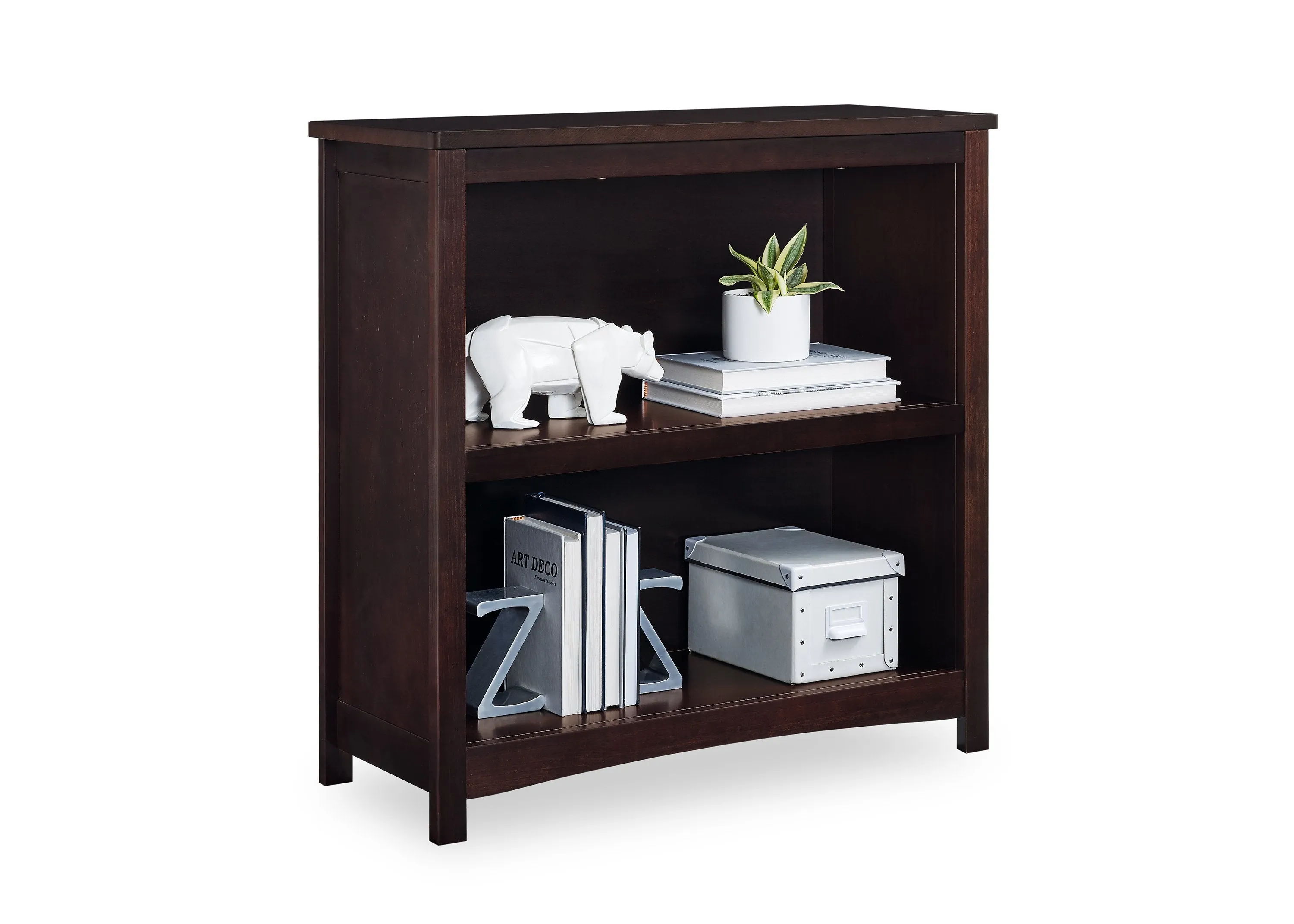 Universal 2-Shelf Bookcase
