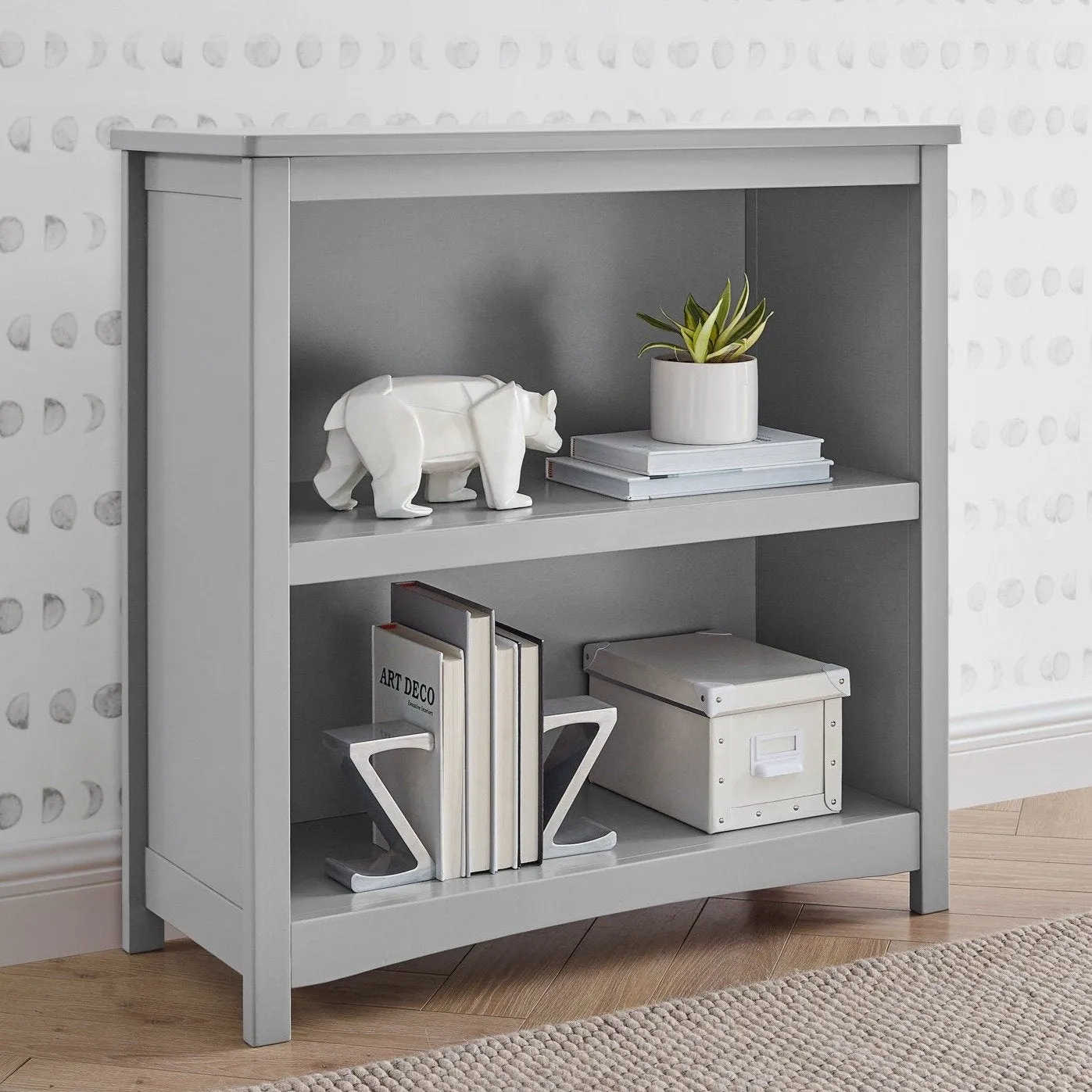 Universal 2-Shelf Bookcase