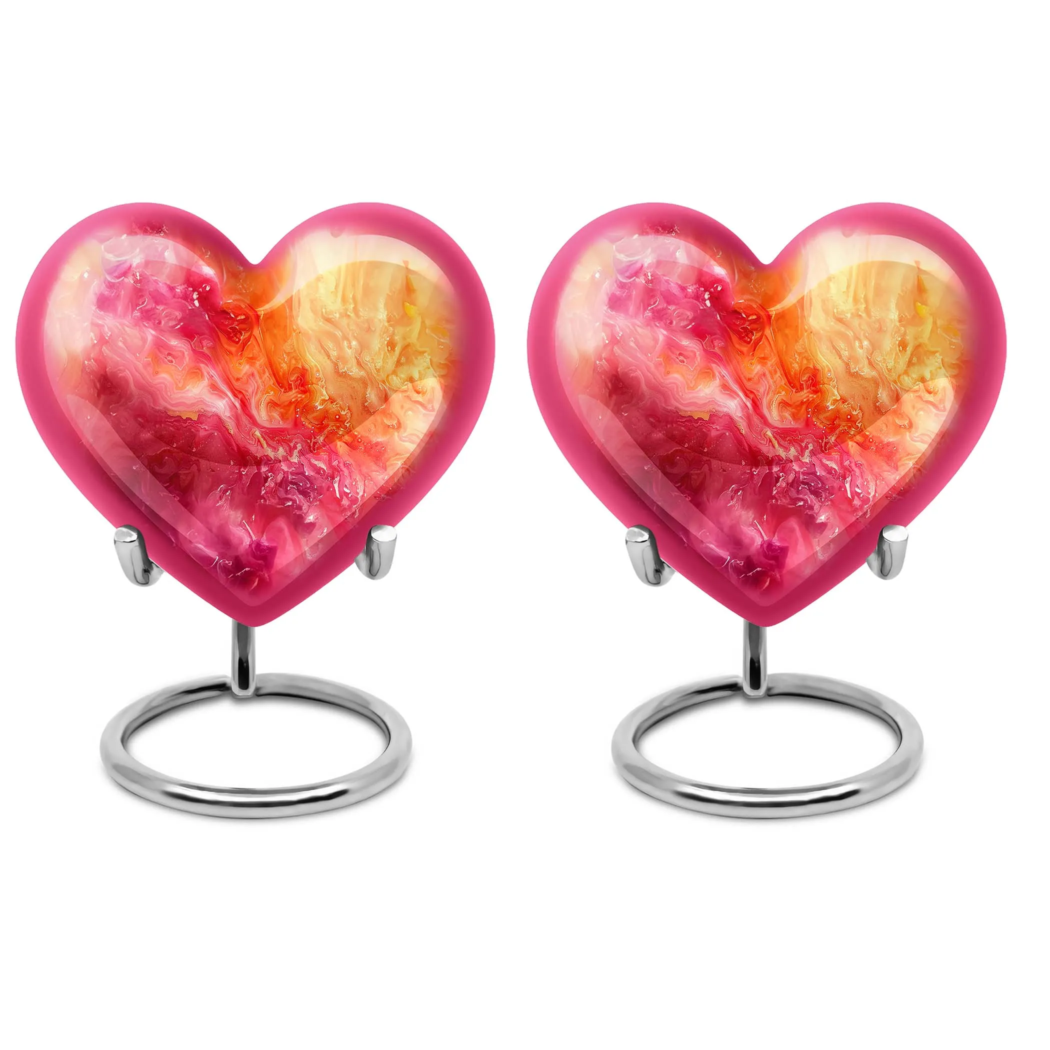 Vibrant Swirl Eternity Keeper - Cremation Memorial for Woman