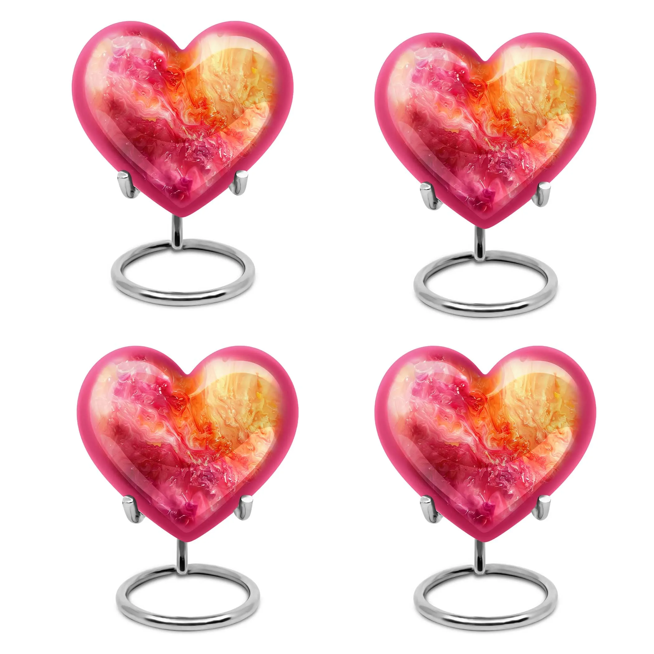 Vibrant Swirl Eternity Keeper - Cremation Memorial for Woman