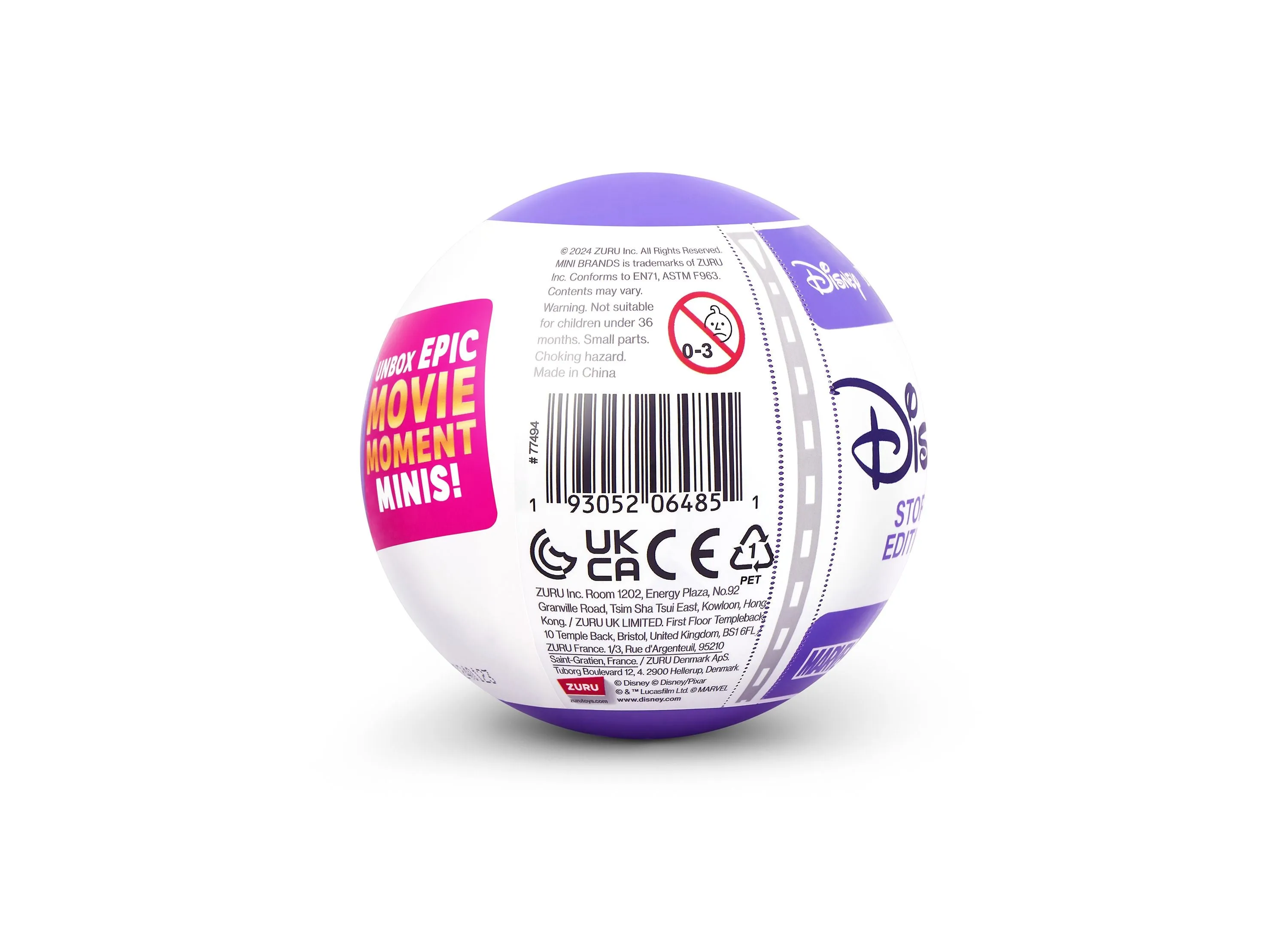 ZURU Mini Brands Disney Series 1 Mystery Blind Pack (Colors/Styles May Vary)